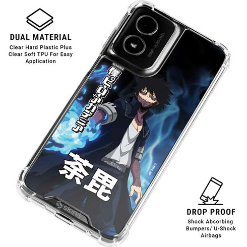 My Hero Academia Dabi Season 5 Moto G Power 5G (2024) Clear Case
