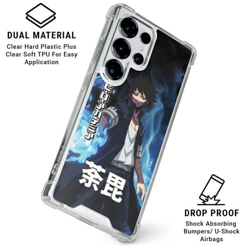 My Hero Academia Dabi Season 5 Galaxy S25 Ultra Clear Case