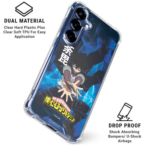 My Hero Academia Dabi Season 6 Galaxy S25 Plus Clear Case