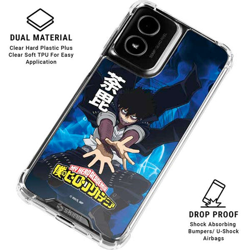 My Hero Academia Dabi Season 6 Moto G Power 5G (2024) Clear Case