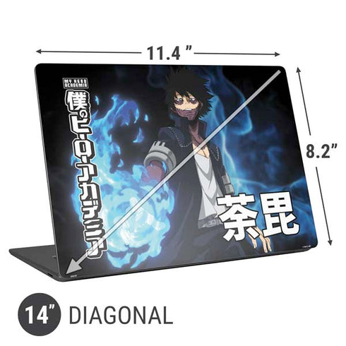 My Hero Academia Dabi Season 5 Universal Laptop 14in (11.4 x 8.2in) Skin