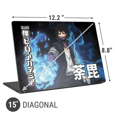 My Hero Academia Dabi Season 5 Universal Laptop 15in (12.2 x 8.8in) Skin