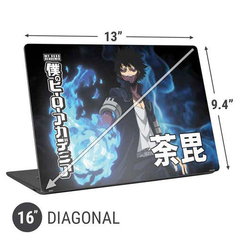 My Hero Academia Dabi Season 5 Universal Laptop 16in (13 x 9.4in) Skin
