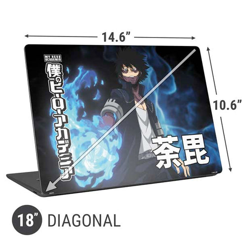 My Hero Academia Dabi Season 5 Universal Laptop 18in (14.6 x 10.6in) Skin