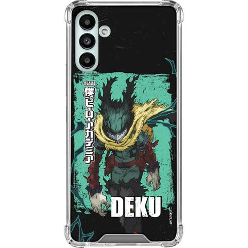 My Hero Academia Dark Deku Season 6 Galaxy A13 5G Clear Case