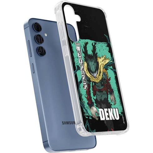 My Hero Academia Dark Deku Season 6 Galaxy A35 5G Clear Case