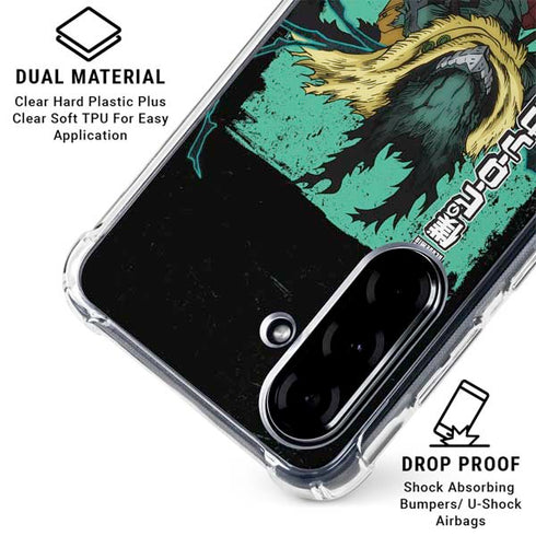 My Hero Academia Dark Deku Season 6 Galaxy A36 5G Clear Case