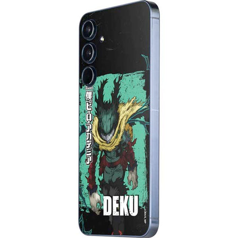 My Hero Academia Dark Deku Season 6 Galaxy A55 5G Skin