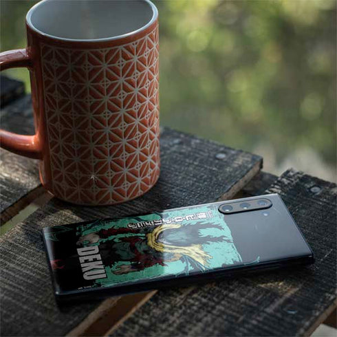 My Hero Academia Dark Deku Season 6 Galaxy Note 10 Skin
