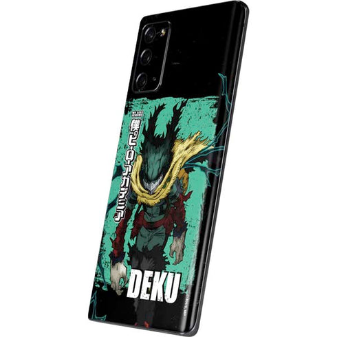 My Hero Academia Dark Deku Season 6 Galaxy Note20 5G Skin