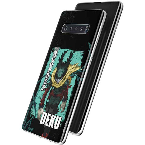 My Hero Academia Dark Deku Season 6 Galaxy S10 Plus Skin