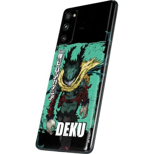My Hero Academia Dark Deku Season 6 Galaxy S20 Fan Edition Skin