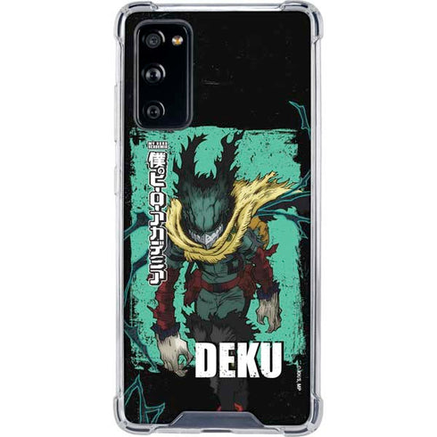 My Hero Academia Dark Deku Season 6 Galaxy S20 FE Clear Case