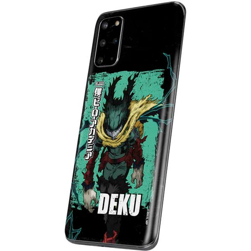 My Hero Academia Dark Deku Season 6 Galaxy S20 Plus Skin