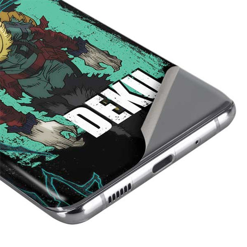 My Hero Academia Dark Deku Season 6 Galaxy S20 Plus Skin