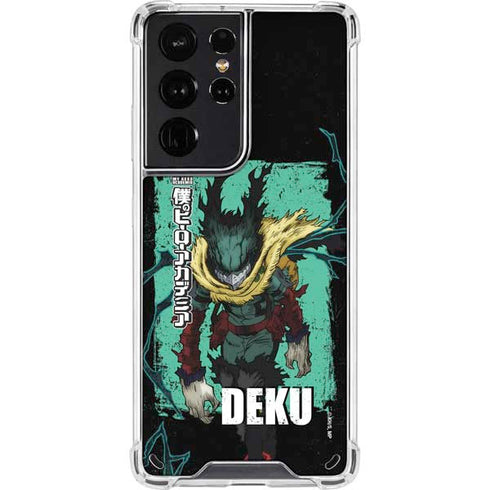 My Hero Academia Dark Deku Season 6 Galaxy S21 Ultra 5G Clear Case