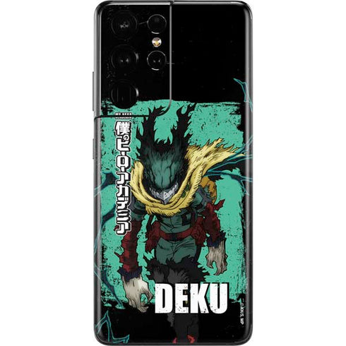 My Hero Academia Dark Deku Season 6 Galaxy S21 Ultra 5G Skin