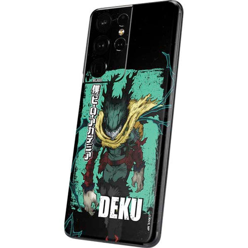 My Hero Academia Dark Deku Season 6 Galaxy S21 Ultra 5G Skin