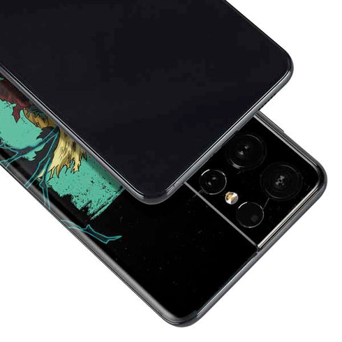 My Hero Academia Dark Deku Season 6 Galaxy S21 Ultra 5G Skin
