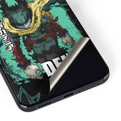 My Hero Academia Dark Deku Season 6 Galaxy S22 Skin