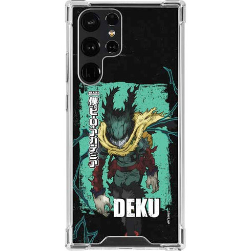 My Hero Academia Dark Deku Season 6 Galaxy S22 Ultra Clear Case