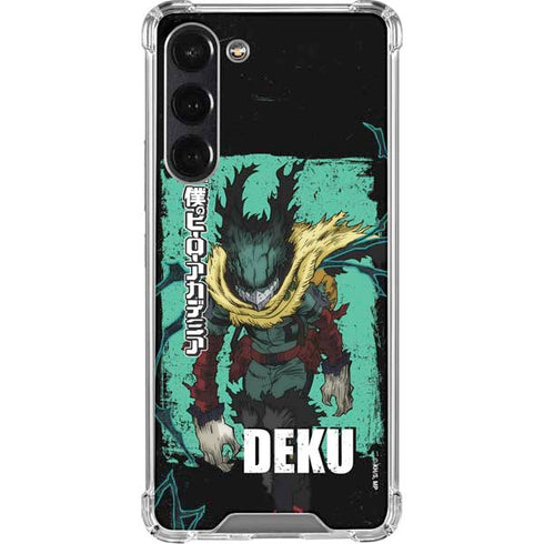 My Hero Academia Dark Deku Season 6 Galaxy S23 FE Clear Case