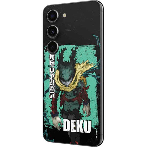 My Hero Academia Dark Deku Season 6 Galaxy S23 Skin