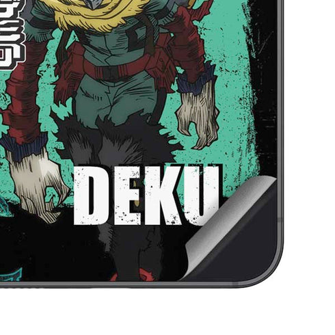 My Hero Academia Dark Deku Season 6 Galaxy S24 Plus Skin