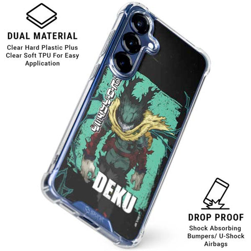 My Hero Academia Dark Deku Season 6 Galaxy S25 Clear Case