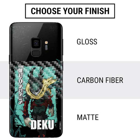 My Hero Academia Dark Deku Season 6 Galaxy S9 Skin