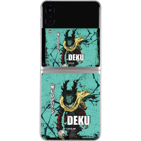 My Hero Academia Dark Deku Season 6 Galaxy Z Flip3 5G Skin
