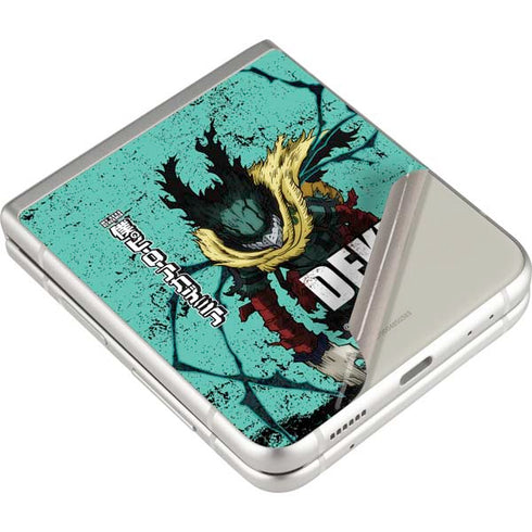 My Hero Academia Dark Deku Season 6 Galaxy Z Flip3 5G Skin