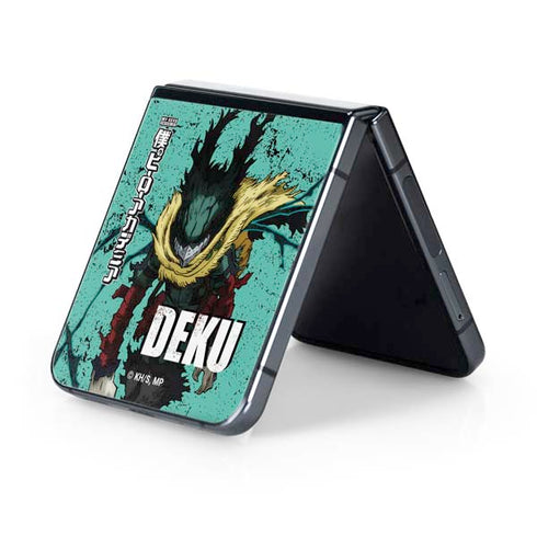 My Hero Academia Dark Deku Season 6 Galaxy Z Flip5 5G Skin