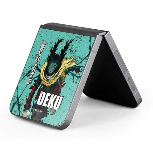 My Hero Academia Dark Deku Season 6 Galaxy Z Flip6 Skin