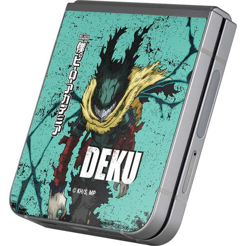 My Hero Academia Dark Deku Season 6 Galaxy Z Flip6 Skin