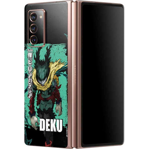 My Hero Academia Dark Deku Season 6 Galaxy Z Fold2 5G Skin