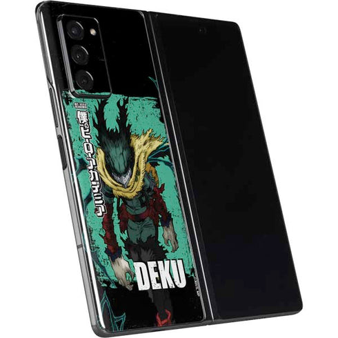 My Hero Academia Dark Deku Season 6 Galaxy Z Fold2 5G Skin