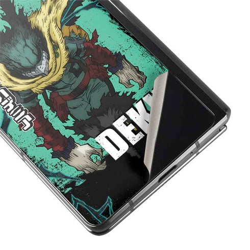 My Hero Academia Dark Deku Season 6 Galaxy Z Fold2 5G Skin