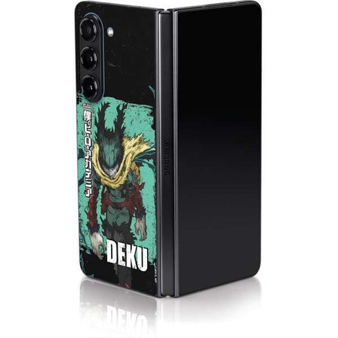 My Hero Academia Dark Deku Season 6 Galaxy Z Fold5 5G Skin