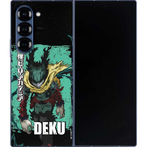 My Hero Academia Dark Deku Season 6 Galaxy Z Fold6 Skin
