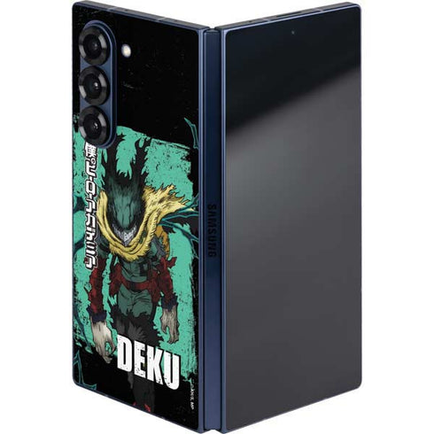 My Hero Academia Dark Deku Season 6 Galaxy Z Fold6 Skin