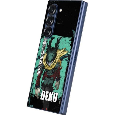 My Hero Academia Dark Deku Season 6 Galaxy Z Fold6 Skin