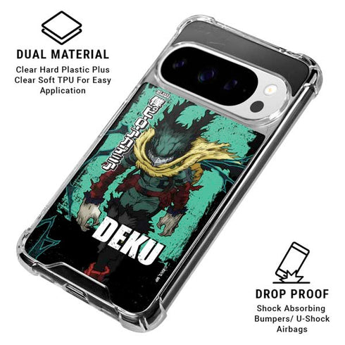My Hero Academia Dark Deku Season 6 Google Pixel 10 Pro XL Clear Case