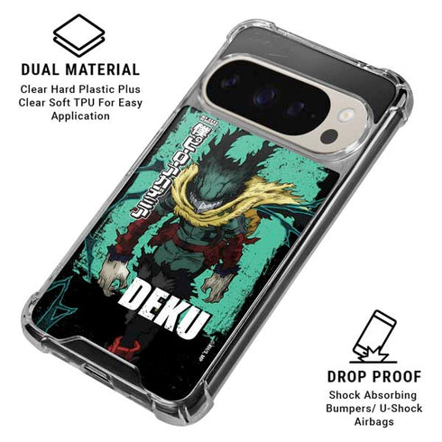 My Hero Academia Dark Deku Season 6 Google Pixel 9 Pro XL Clear Case