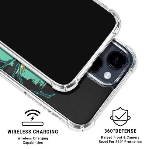 My Hero Academia Dark Deku Season 6 iPhone 14 Plus Clear Case