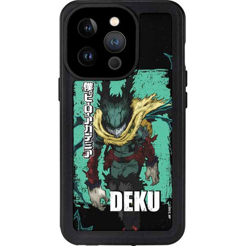 My Hero Academia Dark Deku Season 6 iPhone 15 Pro Waterproof Case