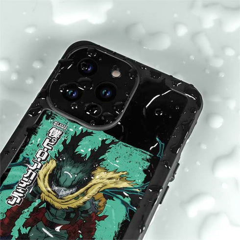My Hero Academia Dark Deku Season 6 iPhone 15 Pro Waterproof Case
