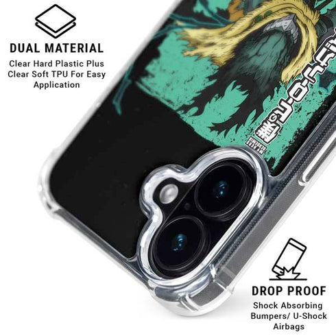 My Hero Academia Dark Deku Season 6 iPhone 16 Clear Case
