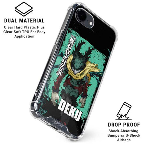 My Hero Academia Dark Deku Season 6 iPhone 16e Clear Case