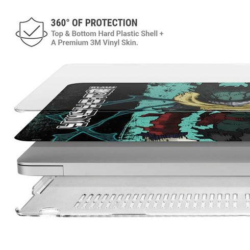 My Hero Academia Dark Deku Season 6 MacBook Pro 14in (2021-24) Case plus Skin